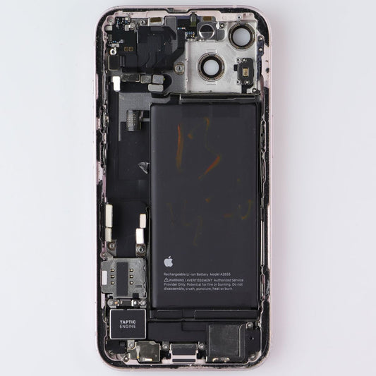 Repair Part - OEM Pull Back Housing w/ Small Parts for Apple iPhone 13 - Pink