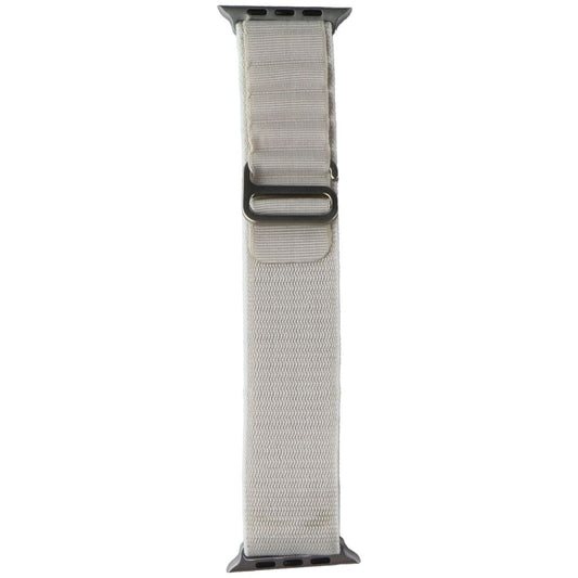 Nylon Alpine Loop Band for Apple Watch (49/45/44mm) Cases - White Smart Watch Accessories - Watch Bands Unbranded - Simple Cell Bulk Wholesale Pricing - USA Seller