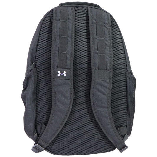 Under Armour Unisex Hustle 5.0 Backpack - Black/Silver Unisex Accessories - Bags & Backpacks Under Armour    - Simple Cell Bulk Wholesale Pricing - USA Seller