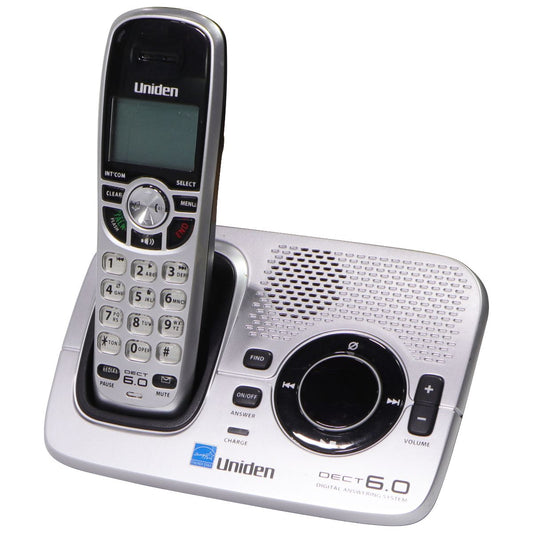 Uniden DECT1580 DECT 6.0 Silver Cordless Digital Answering System with Caller ID Home Telephones & Accessories - Cordless Telephones & Handsets Uniden    - Simple Cell Bulk Wholesale Pricing - USA Seller