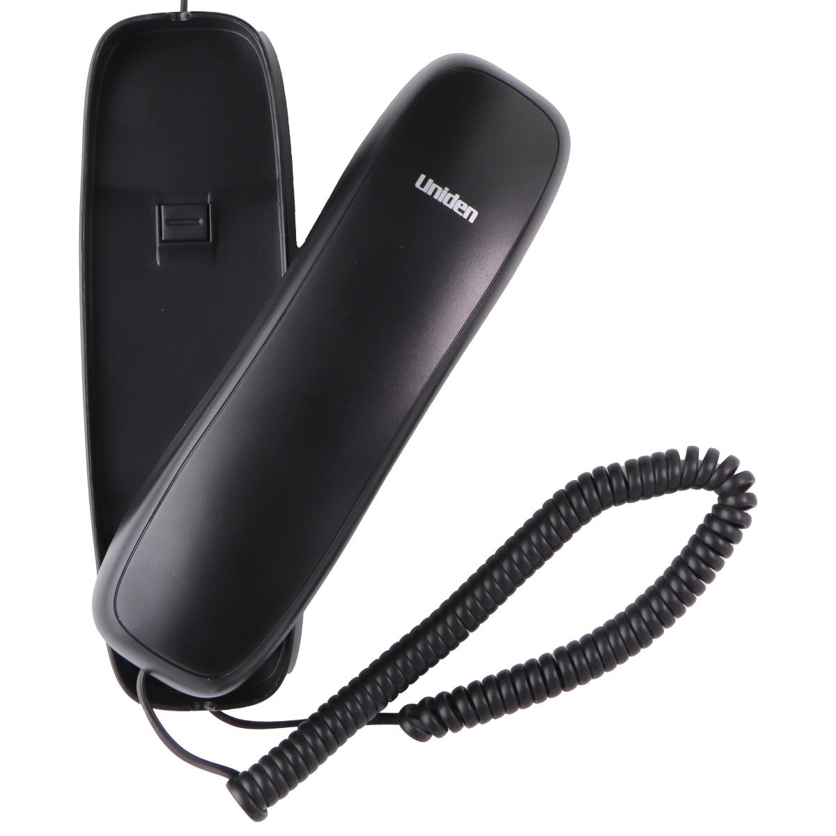Uniden Black Slimline Corded Phone - Black (1100BK) Home Telephones & Accessories - Corded Telephones Uniden - Simple Cell Bulk Wholesale Pricing - USA Seller