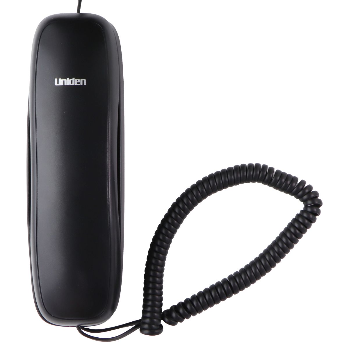Uniden Black Slimline Corded Phone - Black (1100BK) Home Telephones & Accessories - Corded Telephones Uniden - Simple Cell Bulk Wholesale Pricing - USA Seller