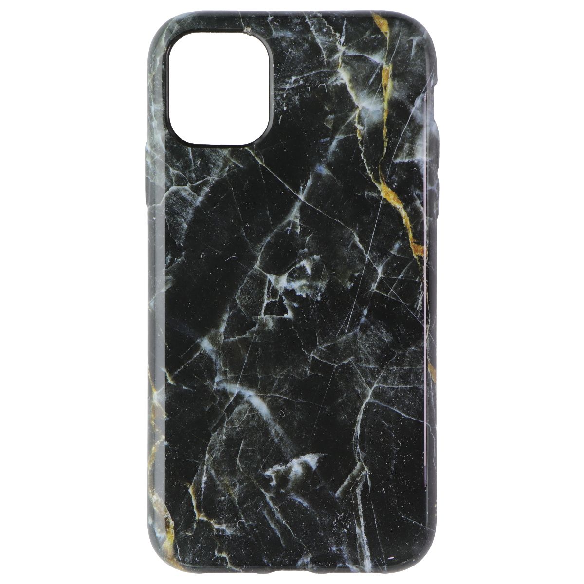 Unique London Eco-Friendly Back Case for Apple iPhone 11 and XR - Black Marble