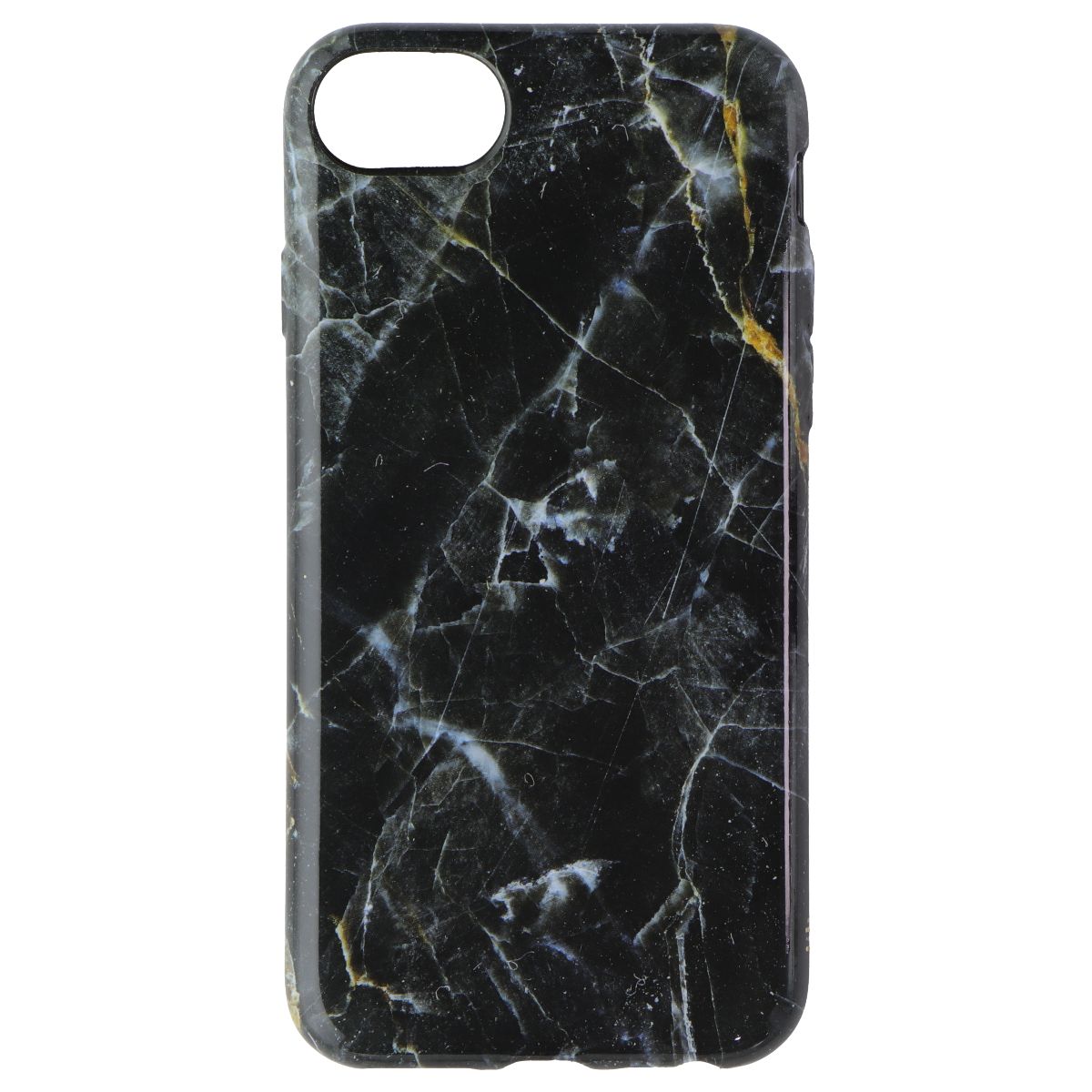 Unique London Back Case for Apple iPhone SE (2nd Gen) / 8 / 7 - Black Marble