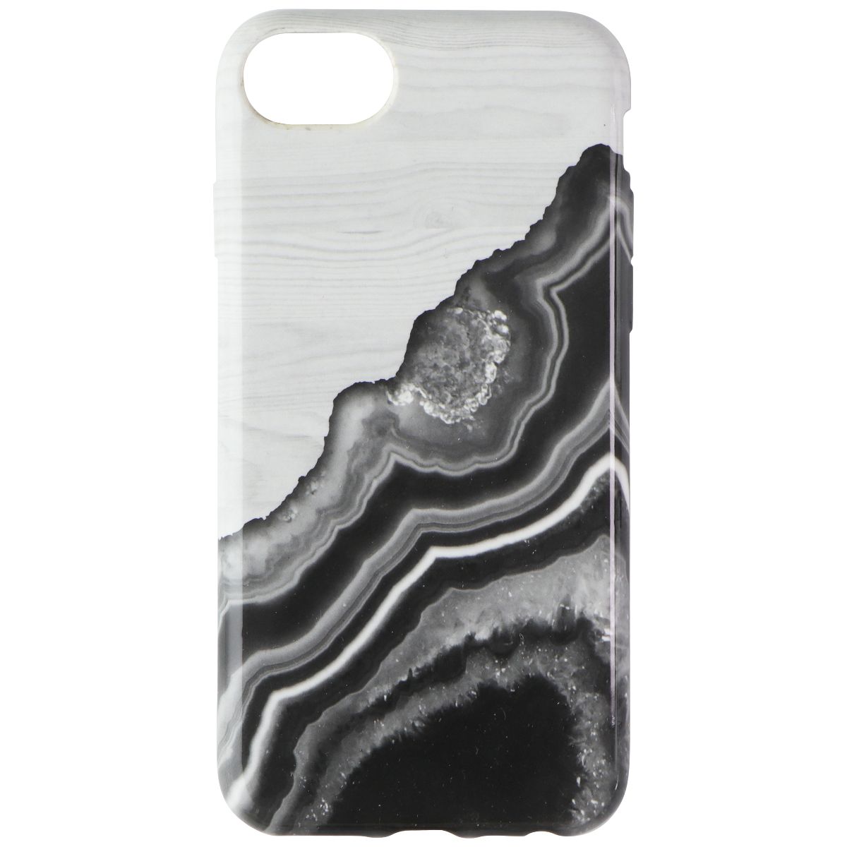 Unique London Eco-Friendly Back Case for iPhone SE (2nd Gen) 8/7/6s - Gray Geode Cell Phone - Cases, Covers & Skins Unique London    - Simple Cell Bulk Wholesale Pricing - USA Seller