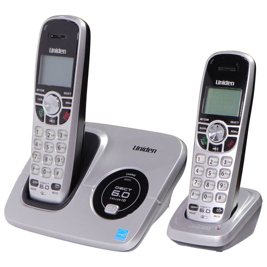 Uniden DECT 6.0 Silver Cordless Phone with Caller ID and Two Handsets (DECT1560-2) Home Telephones & Accessories - Cordless Telephones & Handsets Uniden    - Simple Cell Bulk Wholesale Pricing - USA Seller