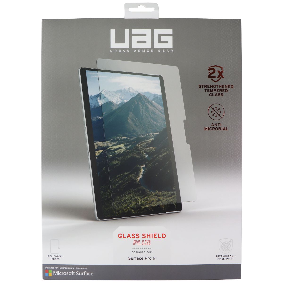 UAG Glass Shield Plus Screen Protector for Microsoft Surface Pro 9 iPad/Tablet Accessories - Cases, Covers, Keyboard Folios Urban Armor Gear - Simple Cell Bulk Wholesale Pricing - USA Seller