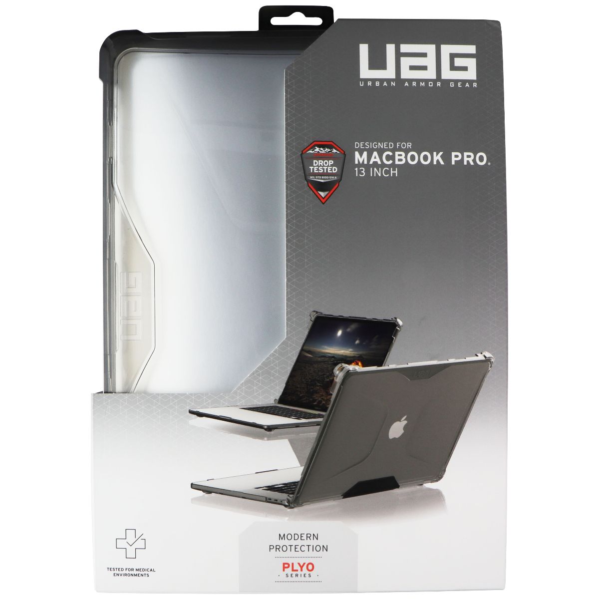 UAG Plyo Series Case for MacBook Pro 13in (2021-2020) M1, (2022) M2 - Ice Clear Computer Accessories - Laptop Cases & Bags Urban Armor Gear - Simple Cell Bulk Wholesale Pricing - USA Seller