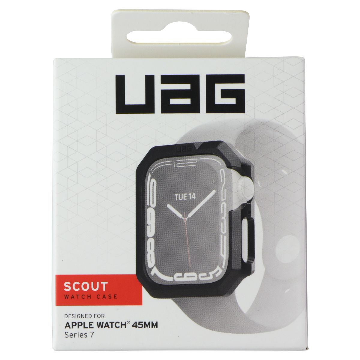 Urban Armor Gear Scout Watch Case for Apple Watch (45mm) Series 9/8/7 - Black Smart Watch Accessories - Smart Watch Cases Urban Armor Gear - Simple Cell Bulk Wholesale Pricing - USA Seller