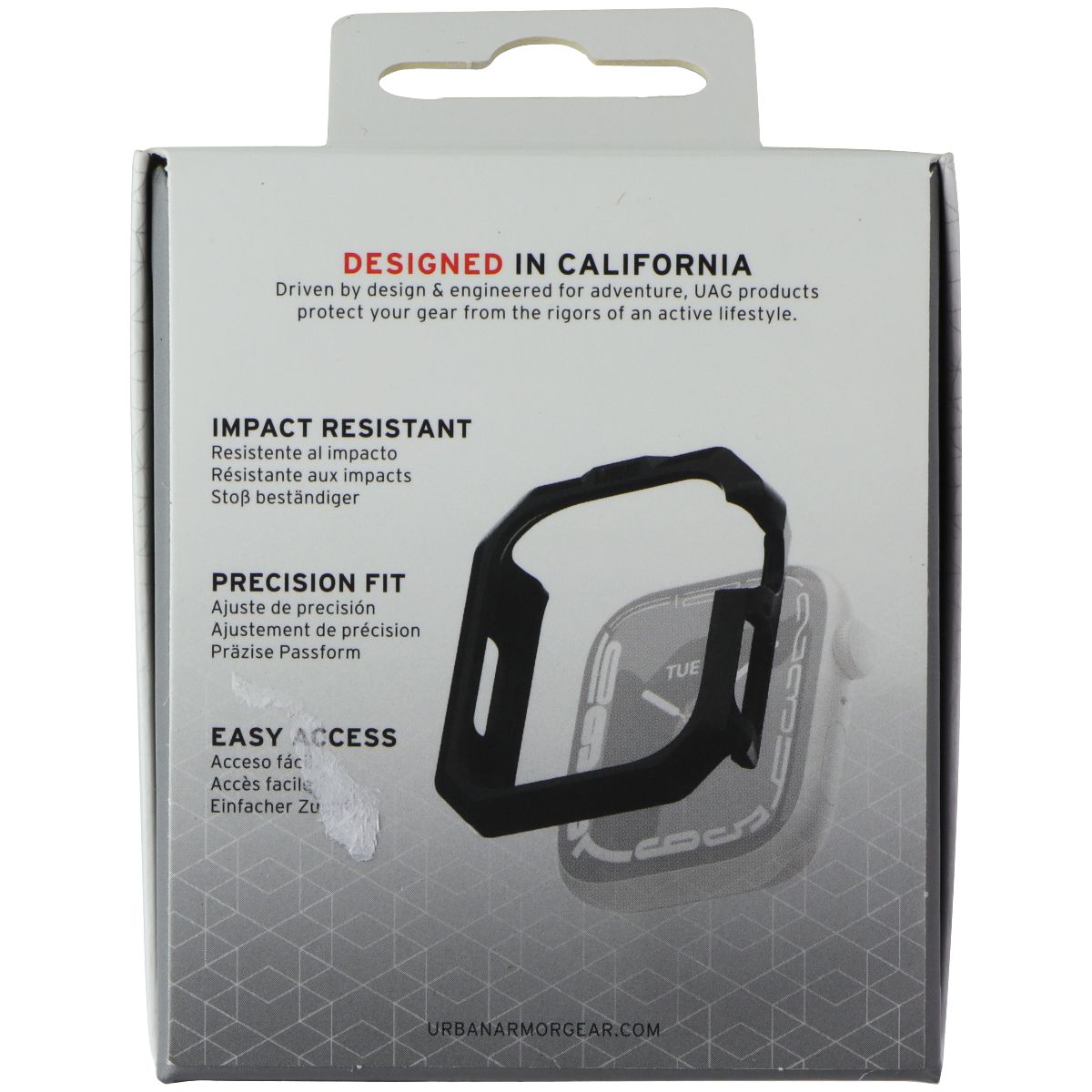 Urban Armor Gear Scout Watch Case for Apple Watch (45mm) Series 9/8/7 - Black Smart Watch Accessories - Smart Watch Cases Urban Armor Gear - Simple Cell Bulk Wholesale Pricing - USA Seller