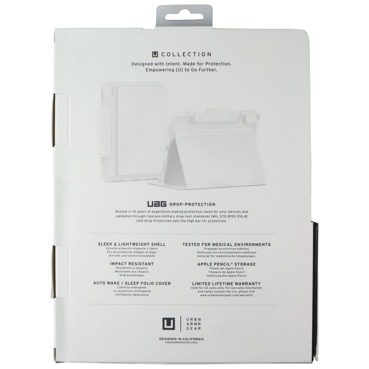 UAG Lucent Folio Case for Apple iPad 10.9-inch 10th Gen (2022) - Deep Ocean iPad/Tablet Accessories - Cases, Covers, Keyboard Folios Urban Armor Gear - Simple Cell Bulk Wholesale Pricing - USA Seller