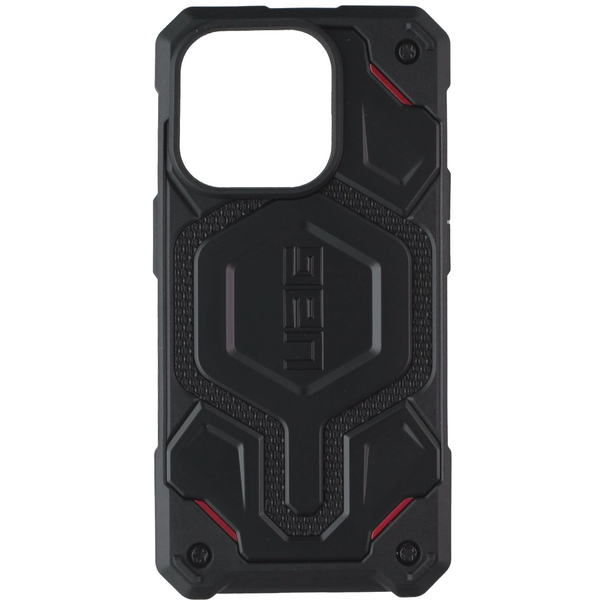 UAG Monarch Pro Case for MagSafe for Apple iPhone 15 Pro - Kevlar Black/Red Cell Phone - Cases, Covers & Skins Urban Armor Gear - Simple Cell Bulk Wholesale Pricing - USA Seller