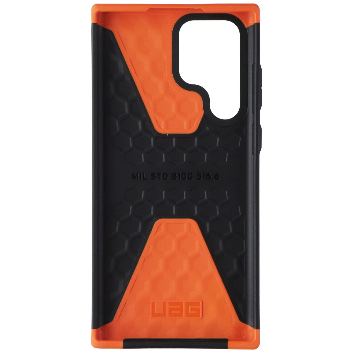Urban Armor Gear Civilian Case for Samsung Galaxy S22 Ultra 5G - Black/Orange Cell Phone - Cases, Covers & Skins Urban Armor Gear    - Simple Cell Bulk Wholesale Pricing - USA Seller