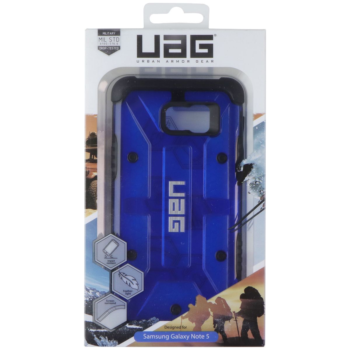 Urban Armor Gear Composite Case Cover for Samsung Galaxy Note5 - Blue / Black Cell Phone - Cases, Covers & Skins Urban Armor Gear - Simple Cell Bulk Wholesale Pricing - USA Seller