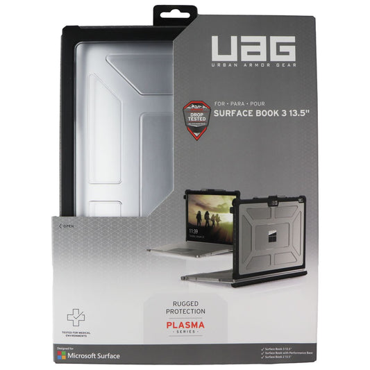 UAG Plasma Series Case for Microsoft Surface Book 3/2/1 (13.5-in) Tablets - Ice Computer Accessories - Laptop Cases & Bags Urban Armor Gear - Simple Cell Bulk Wholesale Pricing - USA Seller