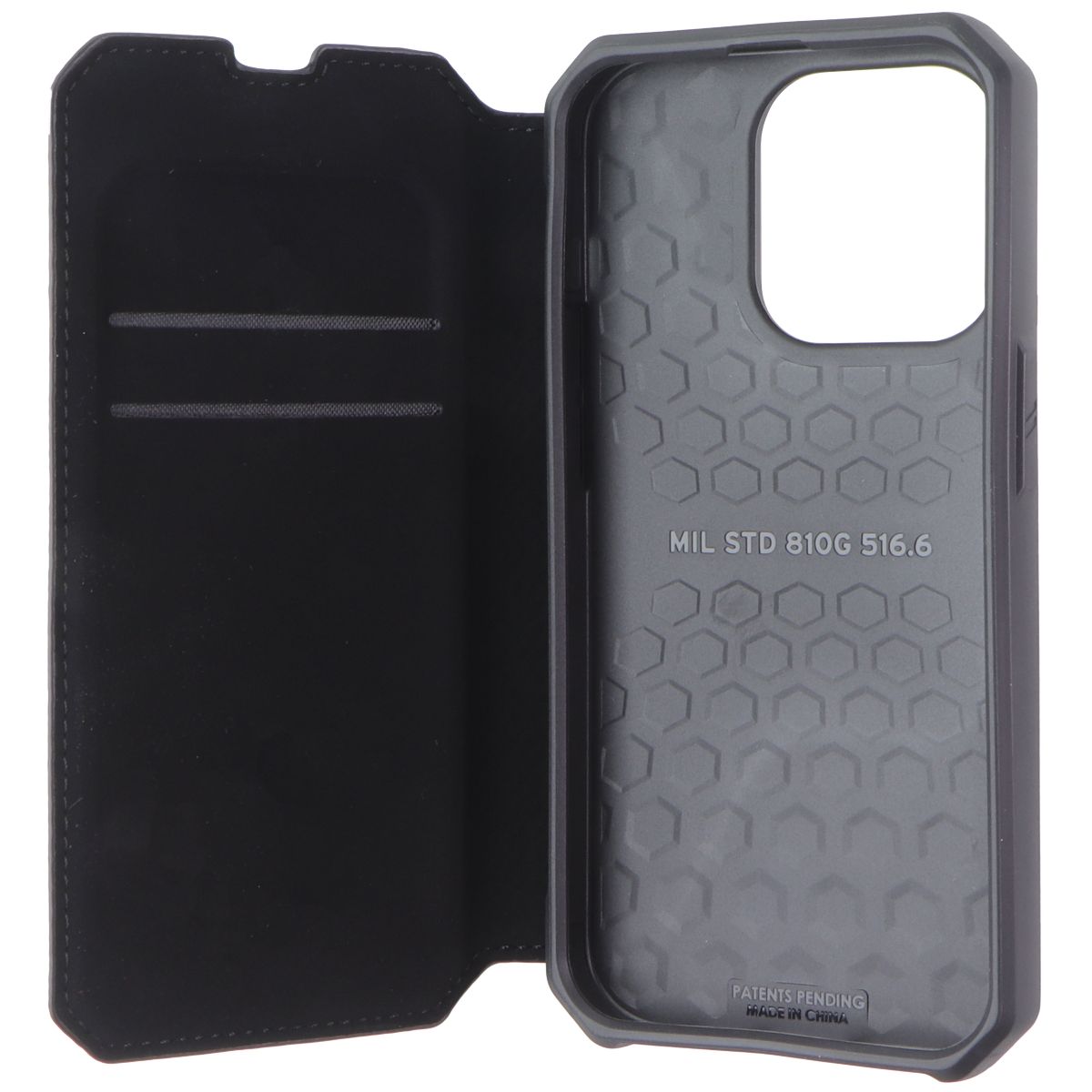 Urban Armor Gear Metropolis Series Folio Case for Apple iPhone 14 Pro - Black Cell Phone - Cases, Covers & Skins Urban Armor Gear - Simple Cell Bulk Wholesale Pricing - USA Seller