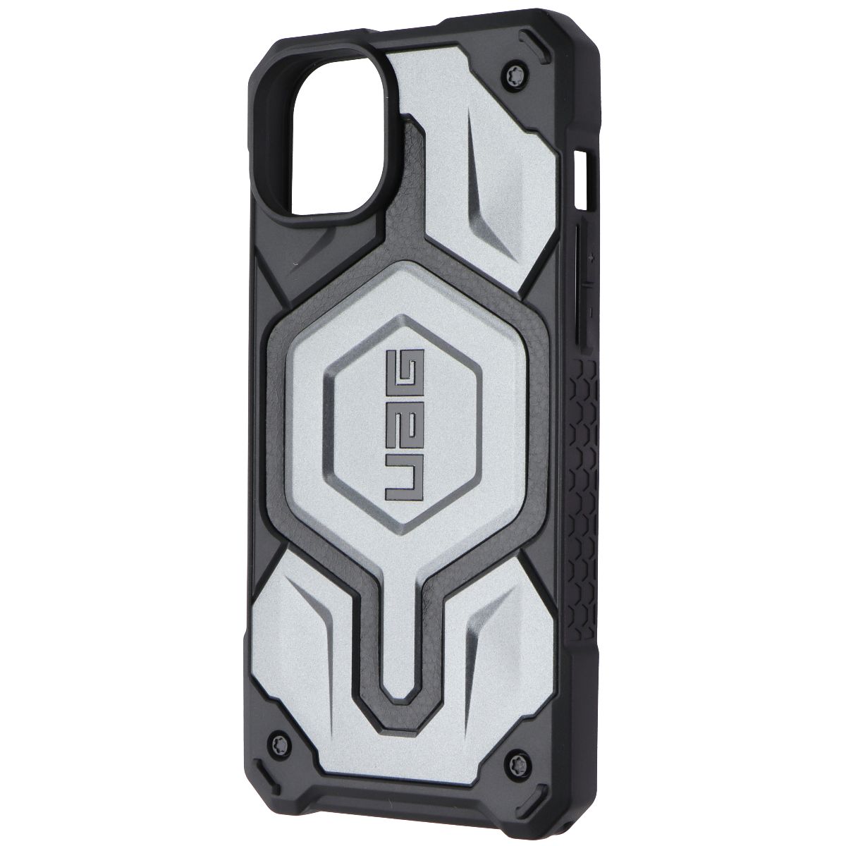 Urban Armor Gear Monarch Pro Case for MagSafe for iPhone 14 Plus Silver/Leather Cell Phone - Cases, Covers & Skins Urban Armor Gear - Simple Cell Bulk Wholesale Pricing - USA Seller