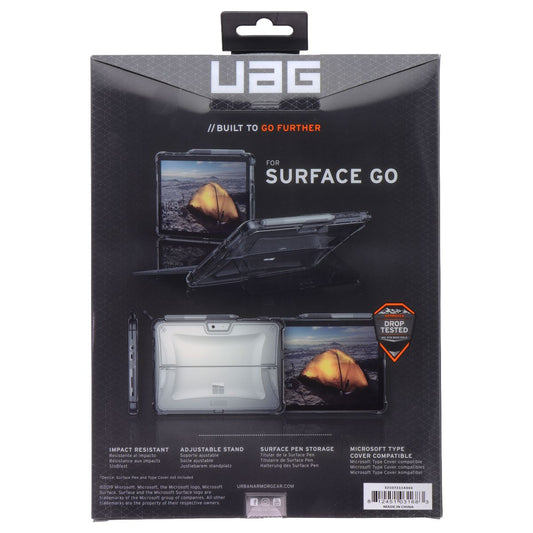Urban Armor Gear Plyo Series Case for Microsoft Surface Go 3/2/1 (10.5-in) - Ice iPad/Tablet Accessories - Cases, Covers, Keyboard Folios Urban Armor Gear - Simple Cell Bulk Wholesale Pricing - USA Seller