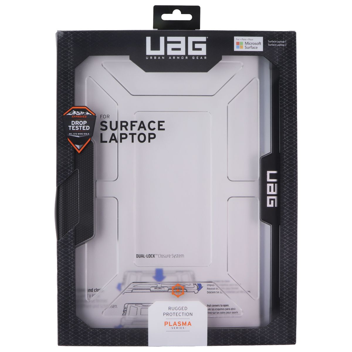 Urban Armor Gear Plasma Case for Microsoft Surface Laptop 2/1 (13.5-inch) - Ice Computer Accessories - Laptop Cases & Bags Urban Armor Gear - Simple Cell Bulk Wholesale Pricing - USA Seller