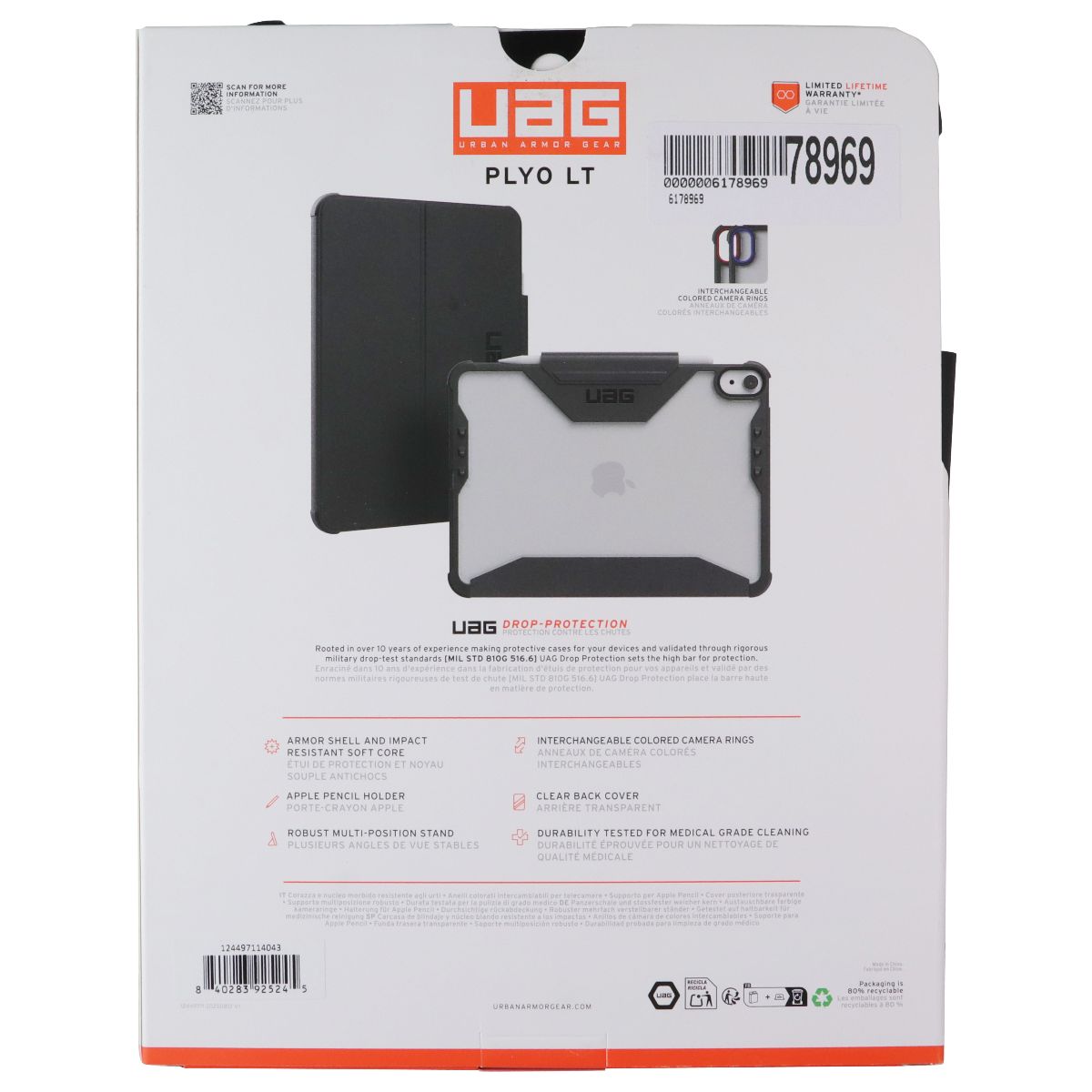 Urban Armor Gear UAG Plyo LT Series Case for Apple iPad Air 11-in (2024-26)