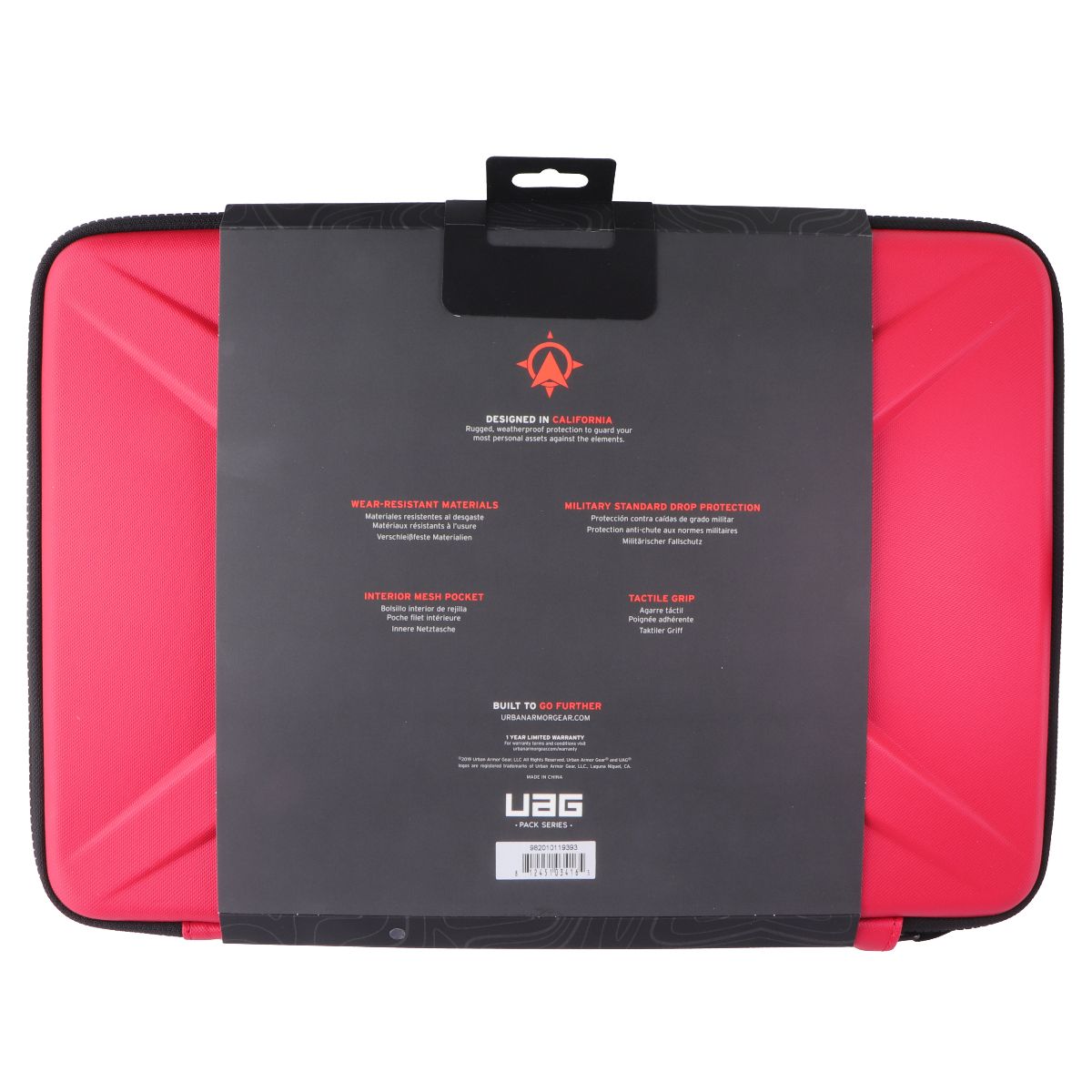 Urban Armor Gear Large Sleeve with Handle for 15-16in Laptops - Magma Red iPad/Tablet Accessories - Cases, Covers, Keyboard Folios Urban Armor Gear - Simple Cell Bulk Wholesale Pricing - USA Seller