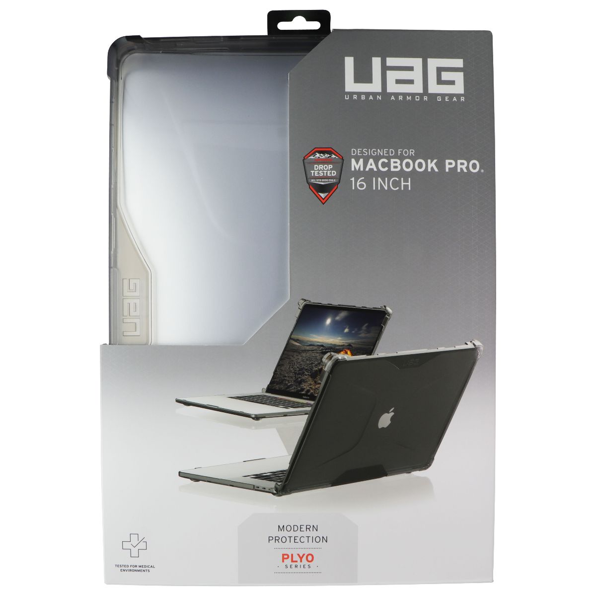 UAG Plyo Series Hard Case for MacBook Pro 16-in (2020-2019) A2141 - Ice Clear Computer Accessories - Laptop Cases & Bags Urban Armor Gear - Simple Cell Bulk Wholesale Pricing - USA Seller