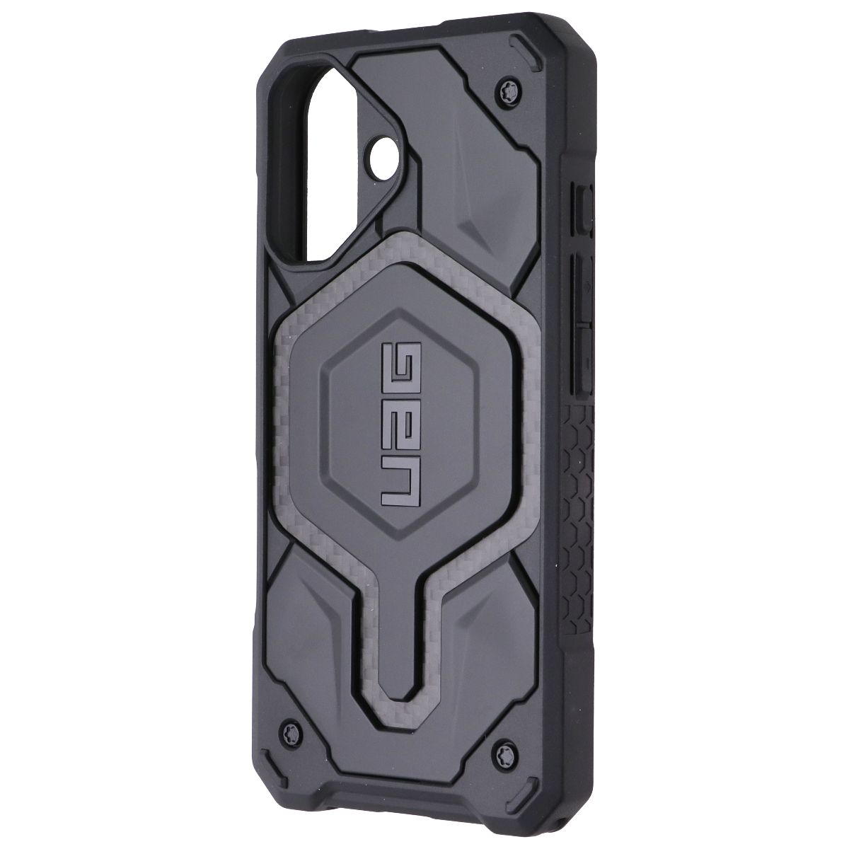 UAG Monarch Pro Series Case for MagSafe Apple iPhone 16 - Carbon Fiber Black Cell Phone - Cases, Covers & Skins Urban Armor Gear - Simple Cell Bulk Wholesale Pricing - USA Seller