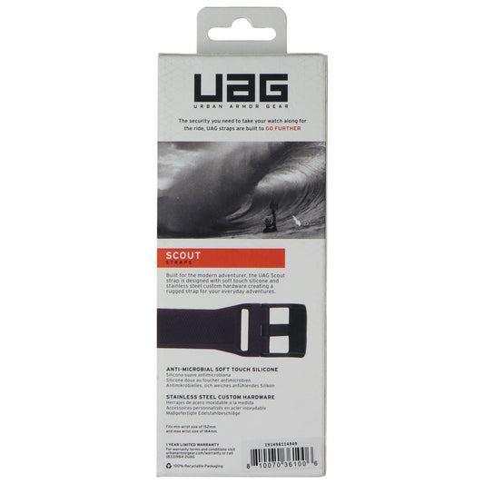 Urban Armor Gear UAG Scout Series Straps for Apple Watch (40mm/38mm) - Eggplant Smart Watch Accessories - Watch Bands Urban Armor Gear - Simple Cell Bulk Wholesale Pricing - USA Seller