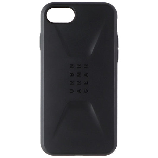 UAG Civilian Series Case for Apple iPhone SE (2022) 2nd Gen/8/7 - Black/Orange Cell Phone - Cases, Covers & Skins Urban Armor Gear - Simple Cell Bulk Wholesale Pricing - USA Seller