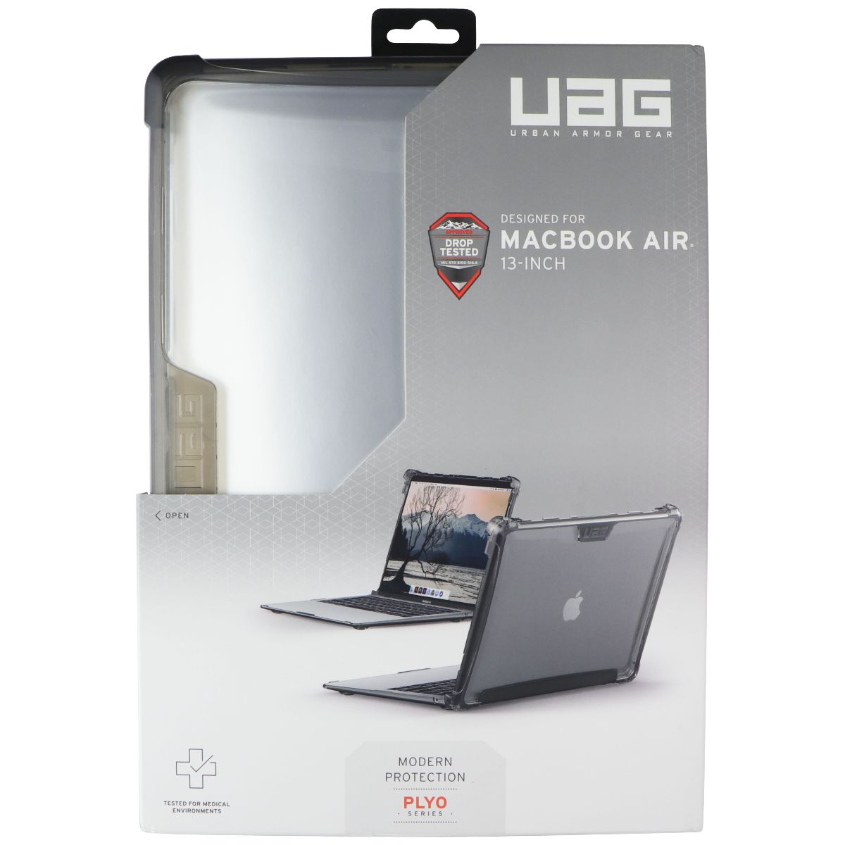 UAG Plyo Series Case for Apple MacBook Air 2018-2020/M1 2020 (13-inch) - Ice Computer Accessories - Laptop Cases & Bags Urban Armor Gear - Simple Cell Bulk Wholesale Pricing - USA Seller