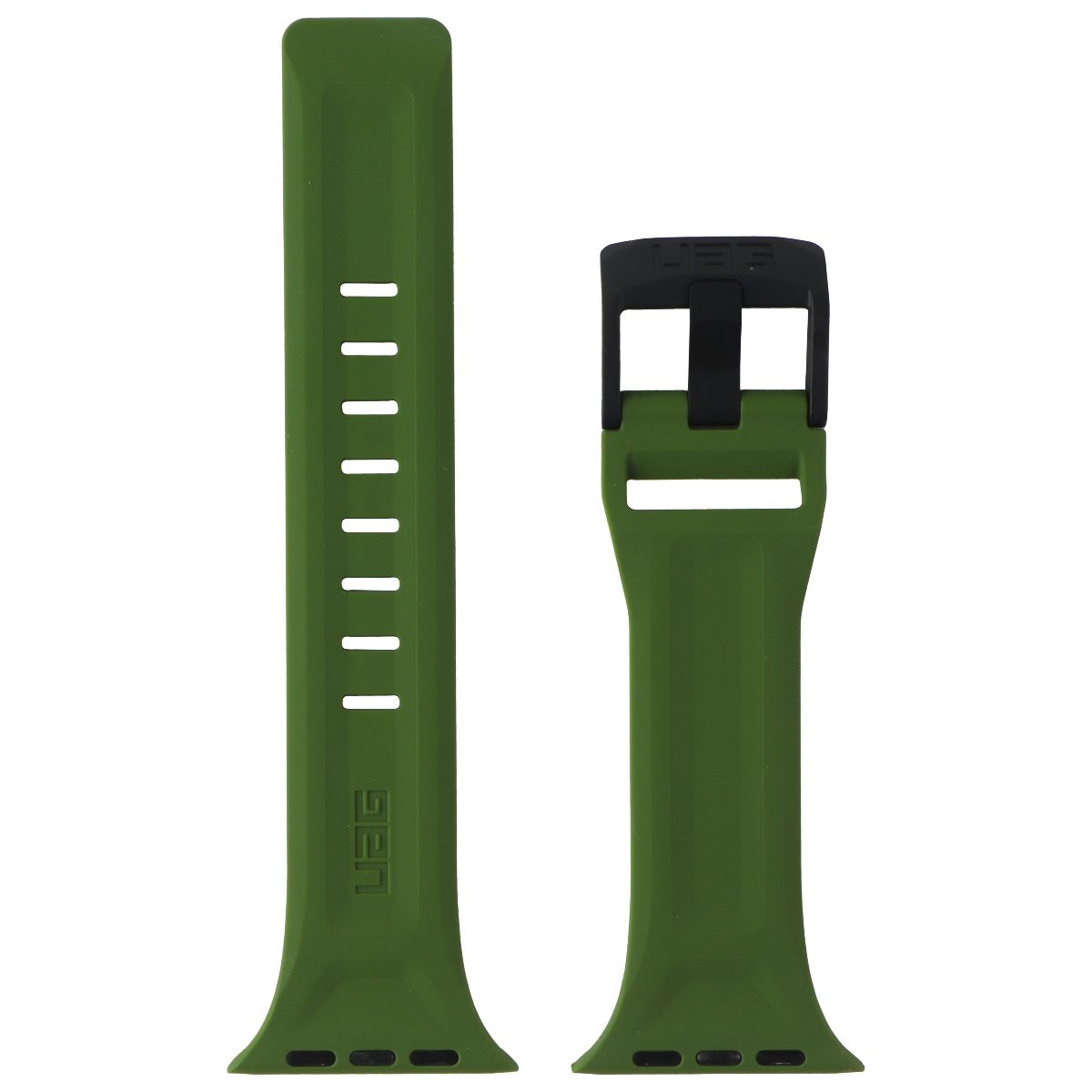 Urban Armor Gear UAG Scout Series Straps for Apple Watch (44mm/42mm) - Olive Smart Watch Accessories - Watch Bands Urban Armor Gear - Simple Cell Bulk Wholesale Pricing - USA Seller