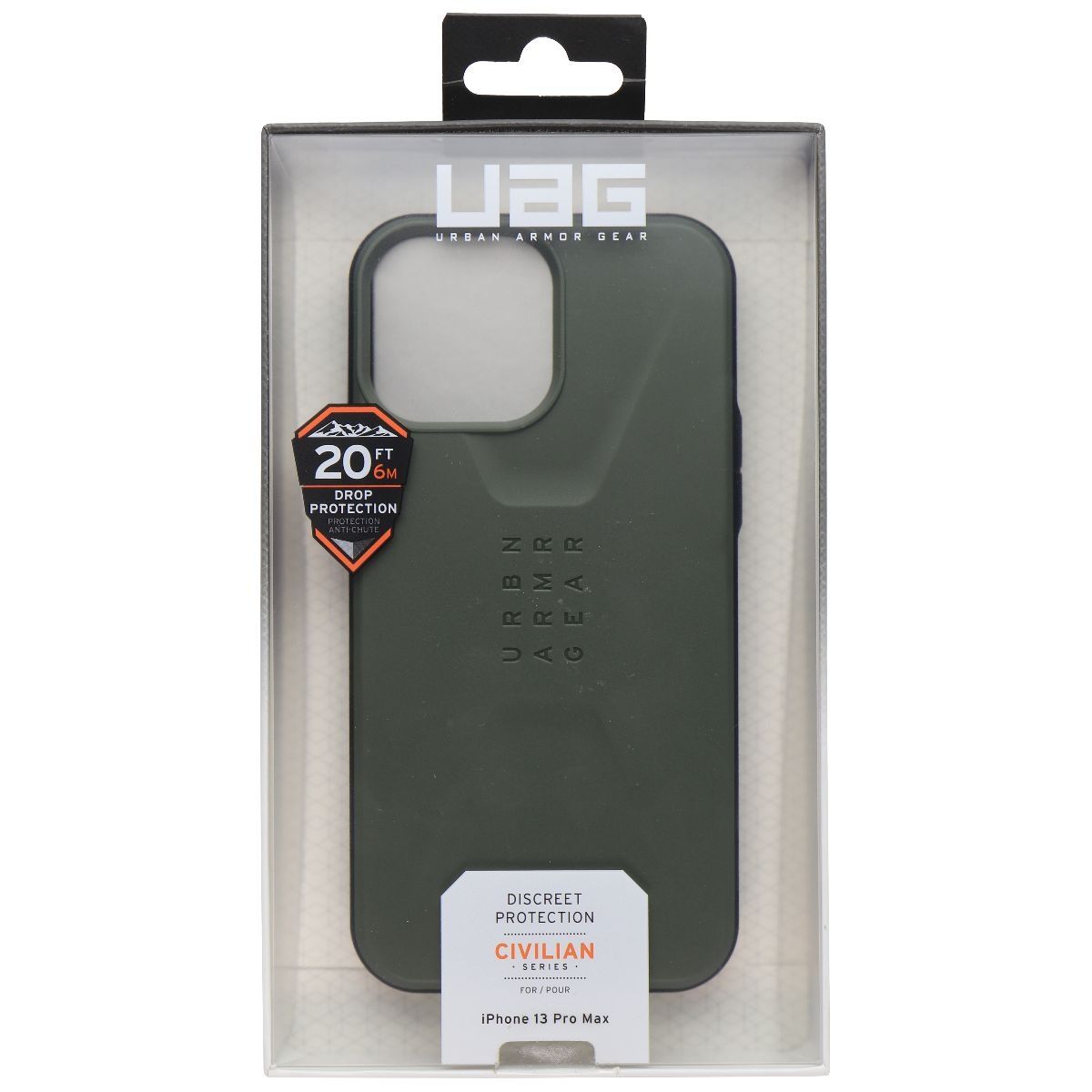URBAN ARMOR GEAR Civilian Series Case for iPhone 13 Pro Max - Green Olive Cell Phone - Cases, Covers & Skins Urban Armor Gear - Simple Cell Bulk Wholesale Pricing - USA Seller