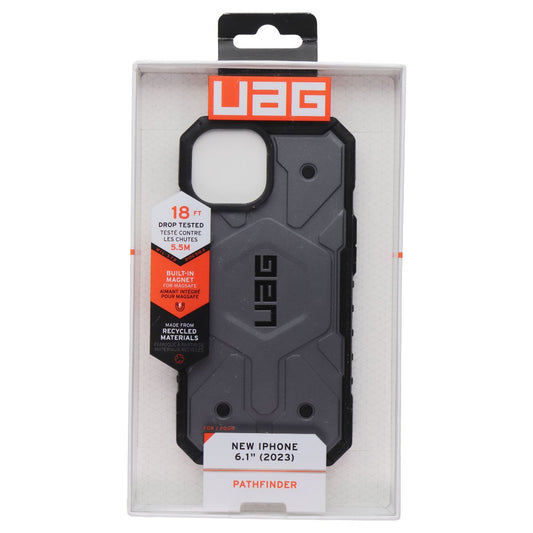 UAG Urban Armor Gear Pathfinder Case for MagSafe for iPhone 15 - Silver Cell Phone - Cases, Covers & Skins Urban Armor Gear    - Simple Cell Bulk Wholesale Pricing - USA Seller