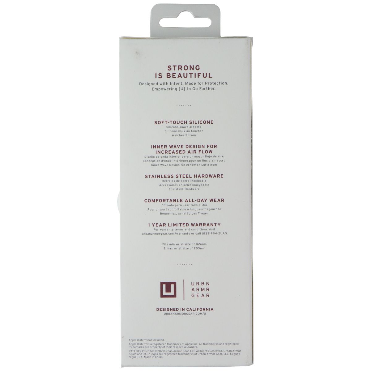 UAG 44/42mm Aurora Band for Apple Watch Series 10/9/8/7/6/5/4/SE 2 - Dusty Rose Smart Watch Accessories - Watch Bands Urban Armor Gear - Simple Cell Bulk Wholesale Pricing - USA Seller