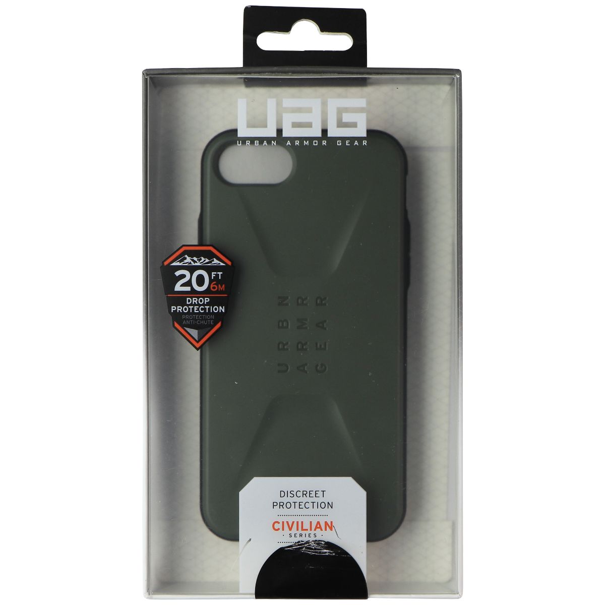 URBAN ARMOR GEAR Civilian Series Case for Apple iPhone SE (3rd/2nd) - Olive Drab Cell Phone - Cases, Covers & Skins Urban Armor Gear - Simple Cell Bulk Wholesale Pricing - USA Seller