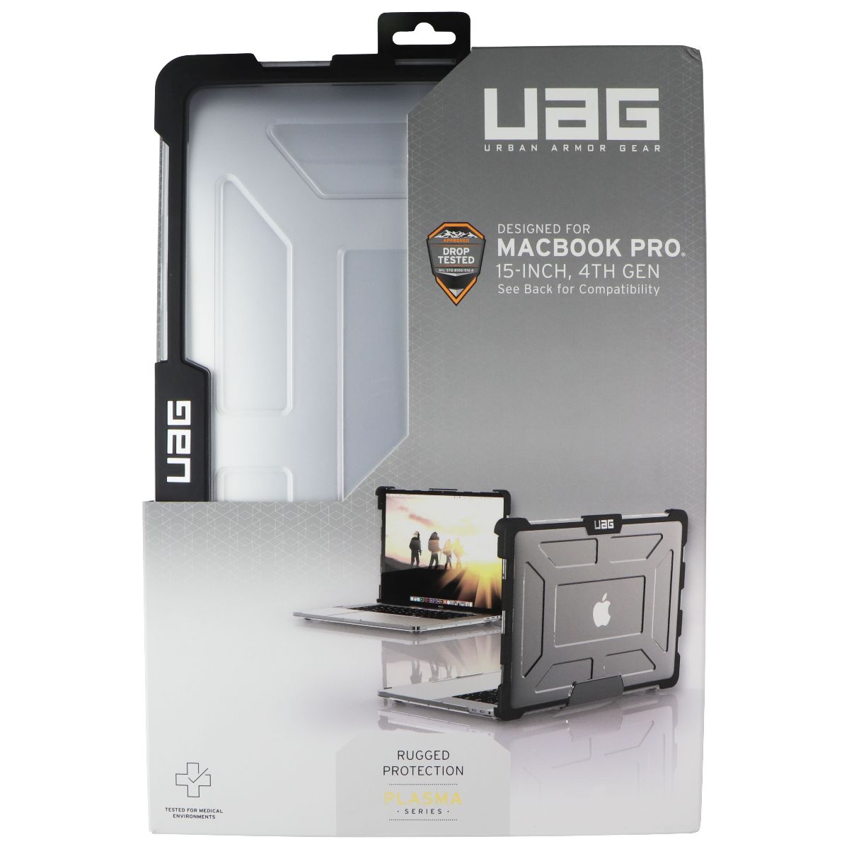 UAG Plasma Case for MacBook Pro 15in with Touch Bar (4th Gen, 2016-2019) - Ice Computer Accessories - Laptop Cases & Bags Urban Armor Gear - Simple Cell Bulk Wholesale Pricing - USA Seller