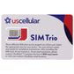 US Cellular SIM Trio 3-in-1 SIM Card (4G LTE & Standard 5G Compatible) Phone Cards & SIM Cards US Cellular - Simple Cell Bulk Wholesale Pricing - USA Seller