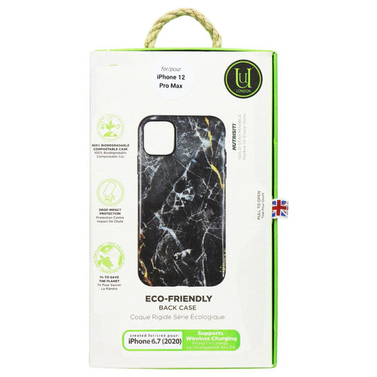 Uunique London Eco-Friendly Case for Apple iPhone 12 Pro Max - Black Marble Cell Phone - Cases, Covers & Skins Uunique London    - Simple Cell Bulk Wholesale Pricing - USA Seller
