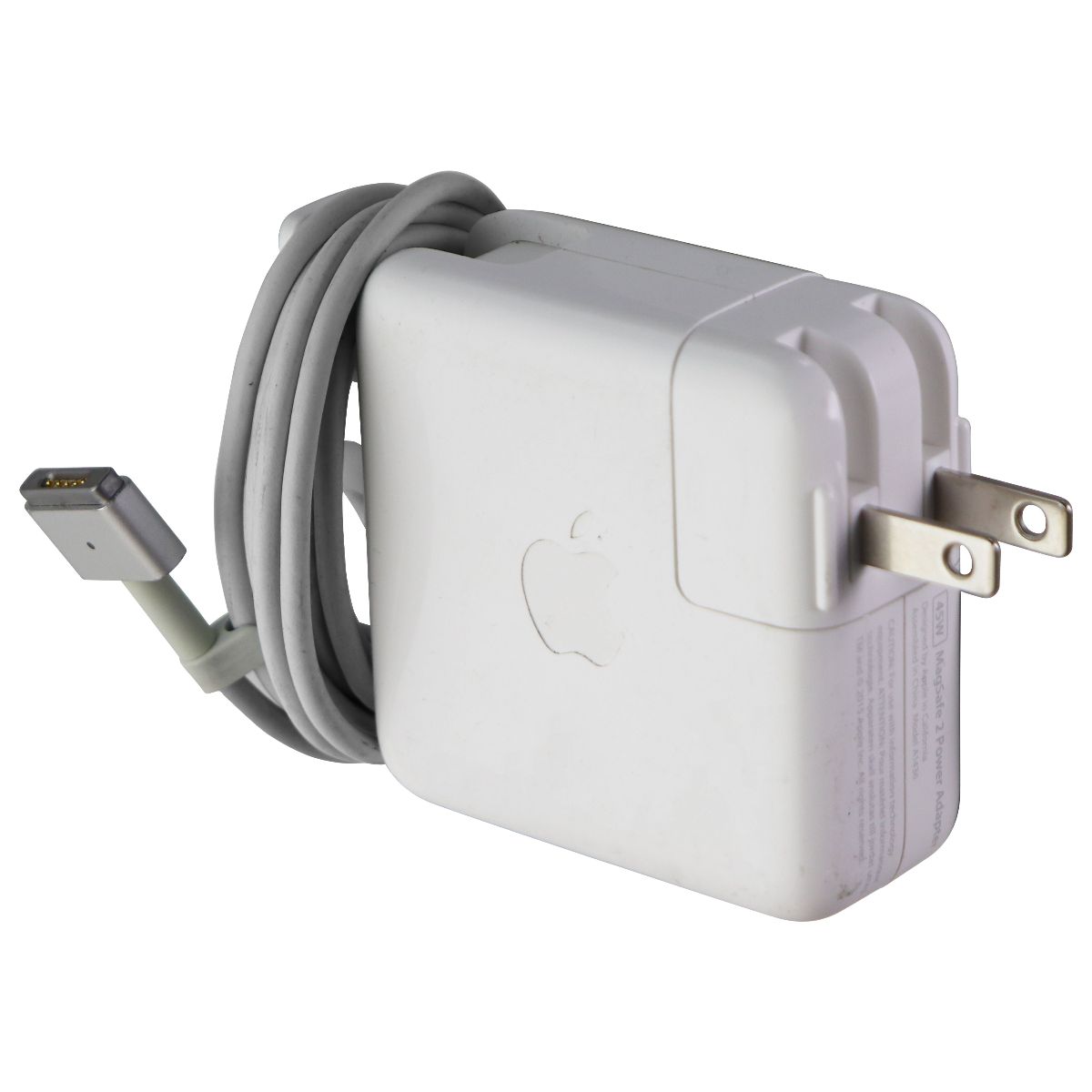 Apple (45-Watt) MagSafe 2 Power Adapter with Folding Wall Plug - White (A1436) Computer Accessories - Laptop Power Adapters/Chargers Apple - Simple Cell Bulk Wholesale Pricing - USA Seller