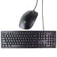 V7 USB Wired Full Size Keyboard and Mouse Combo - Black (CKU200US) Keyboards/Mice - Keyboard & Mouse Bundles V7 - Simple Cell Bulk Wholesale Pricing - USA Seller