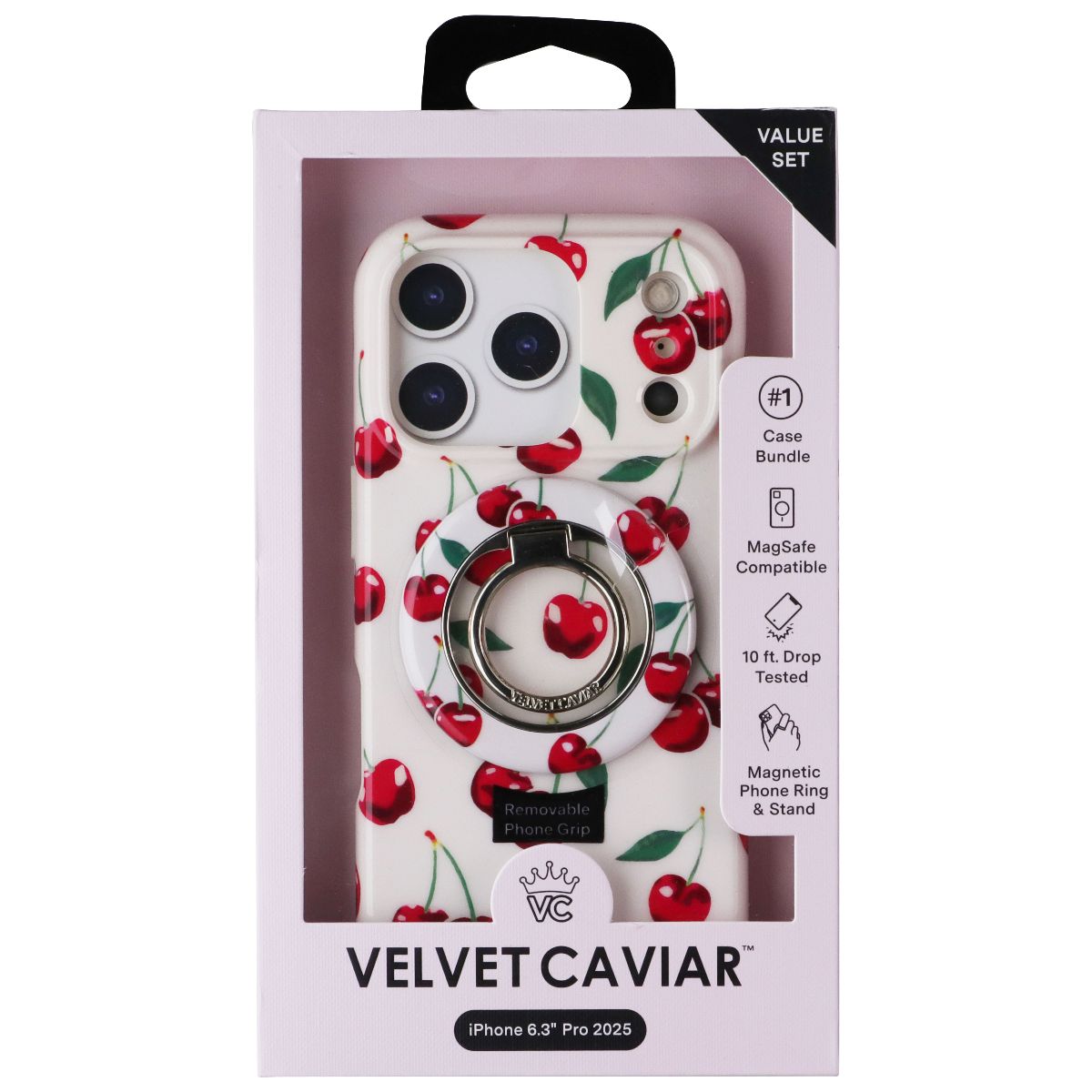 Velvet Caviar MagSafe Case/Magnetic Ring for Apple iPhone 17 Pro - Mon Cheri Cell Phone - Cases, Covers & Skins Velvet Caviar - Simple Cell Bulk Wholesale Pricing - USA Seller