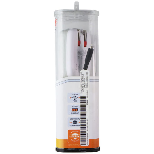 Ventev (30W) USB-C Wall Charger and USB-C to Lightning 8-Pin Cable Combo - White Cell Phone - Cables & Adapters Ventev - Simple Cell Bulk Wholesale Pricing - USA Seller