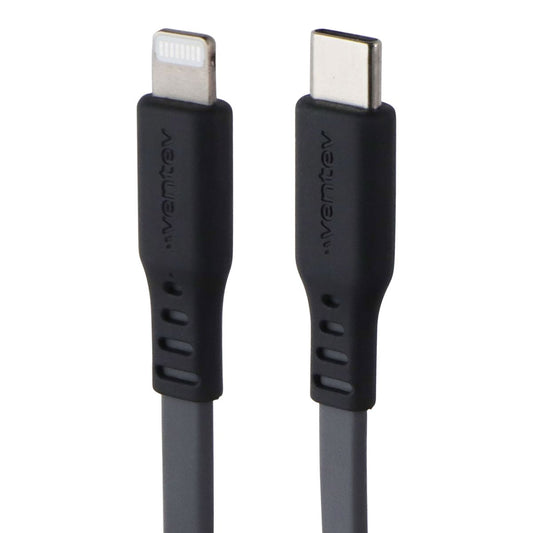 Ventev 6FT USB-C to Lightning 8-Pin Charging and Data Sync Flat Cable - Gray