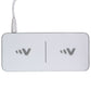 Ventev (15W) Qi Wireless Universal Ultrafast Dual Charging Pad - White Cell Phone - Chargers & Cradles Ventev - Simple Cell Bulk Wholesale Pricing - USA Seller