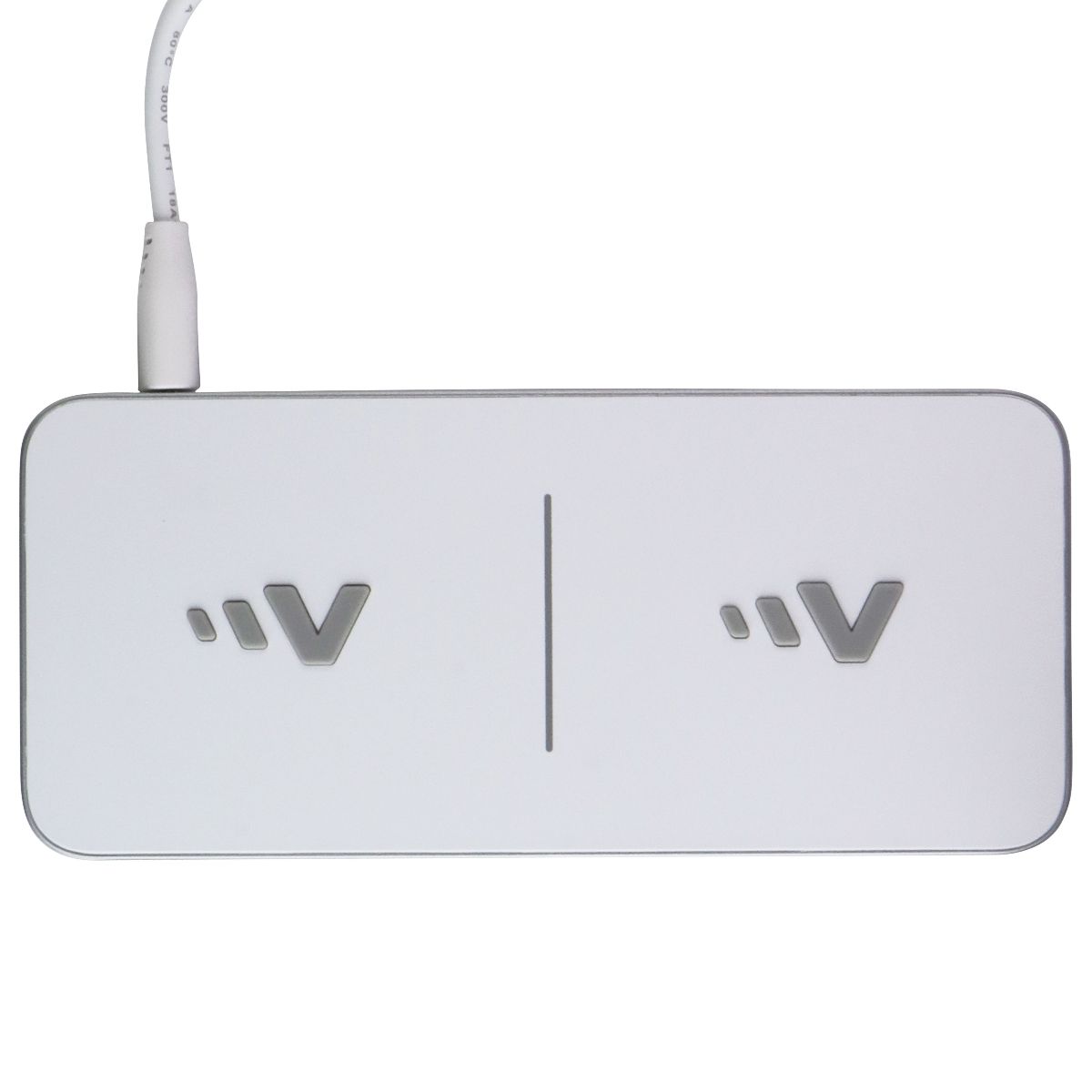 Ventev (15W) Qi Wireless Universal Ultrafast Dual Charging Pad - White Cell Phone - Chargers & Cradles Ventev - Simple Cell Bulk Wholesale Pricing - USA Seller