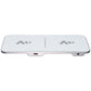 Ventev (15W) Qi Wireless Universal Ultrafast Dual Charging Pad - White Cell Phone - Chargers & Cradles Ventev - Simple Cell Bulk Wholesale Pricing - USA Seller