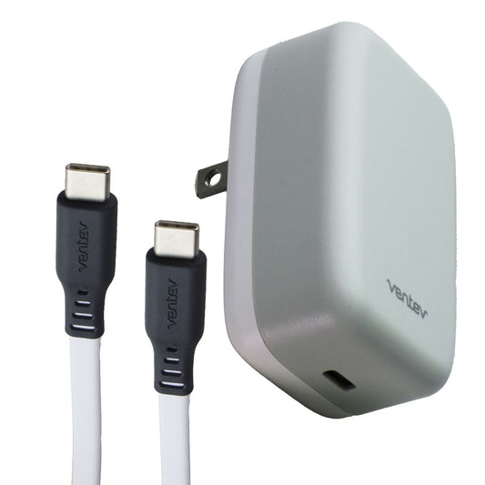 Ventev 30W Wall Charger + (USB-C to USB-C Cable) Combo - White