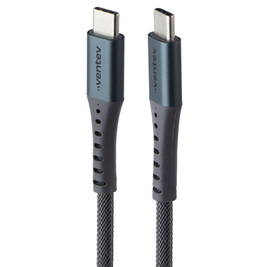 Ventev (10-Foot) USB-C to USB-C Charge and Data Sync Alloy Cable - Steel