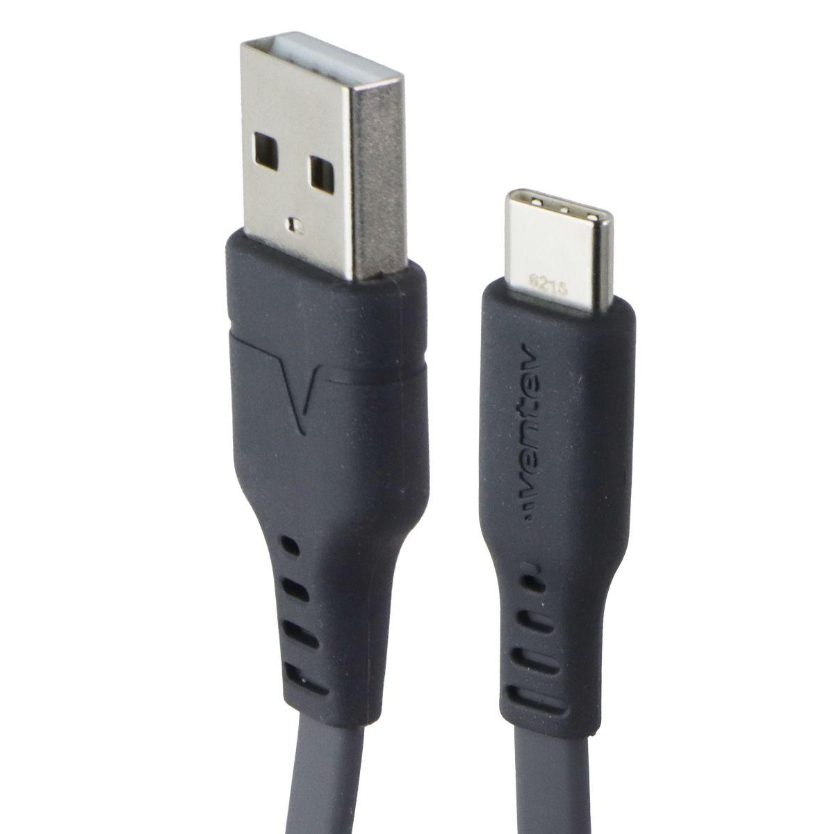 Ventev 3.3 Foot USB-A to USB-C High Speed Flat Cable - Gray Cell Phone - Cables & Adapters Ventev - Simple Cell Bulk Wholesale Pricing - USA Seller