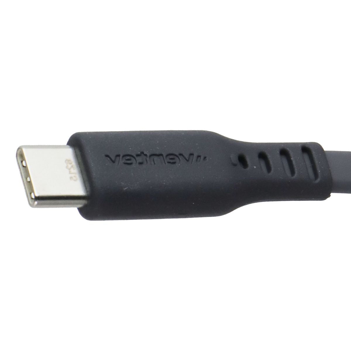 Ventev 3.3 Foot USB-A to USB-C High Speed Flat Cable - Gray Cell Phone - Cables & Adapters Ventev - Simple Cell Bulk Wholesale Pricing - USA Seller
